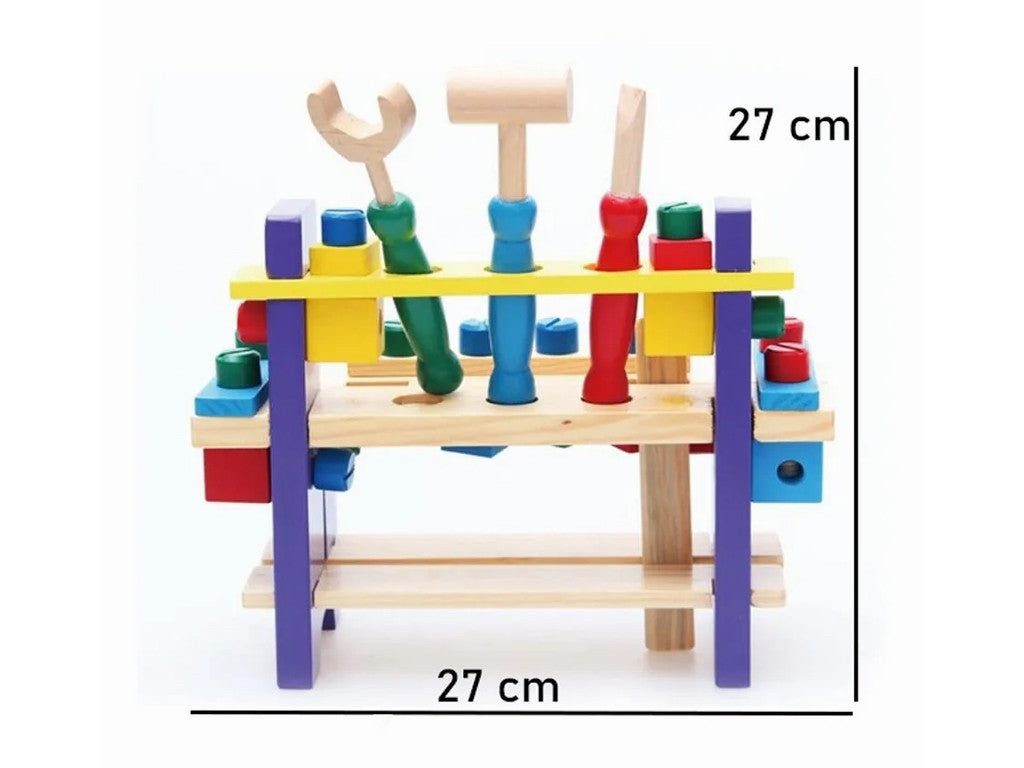 Set Madera Herramientas Juguete Didácticos