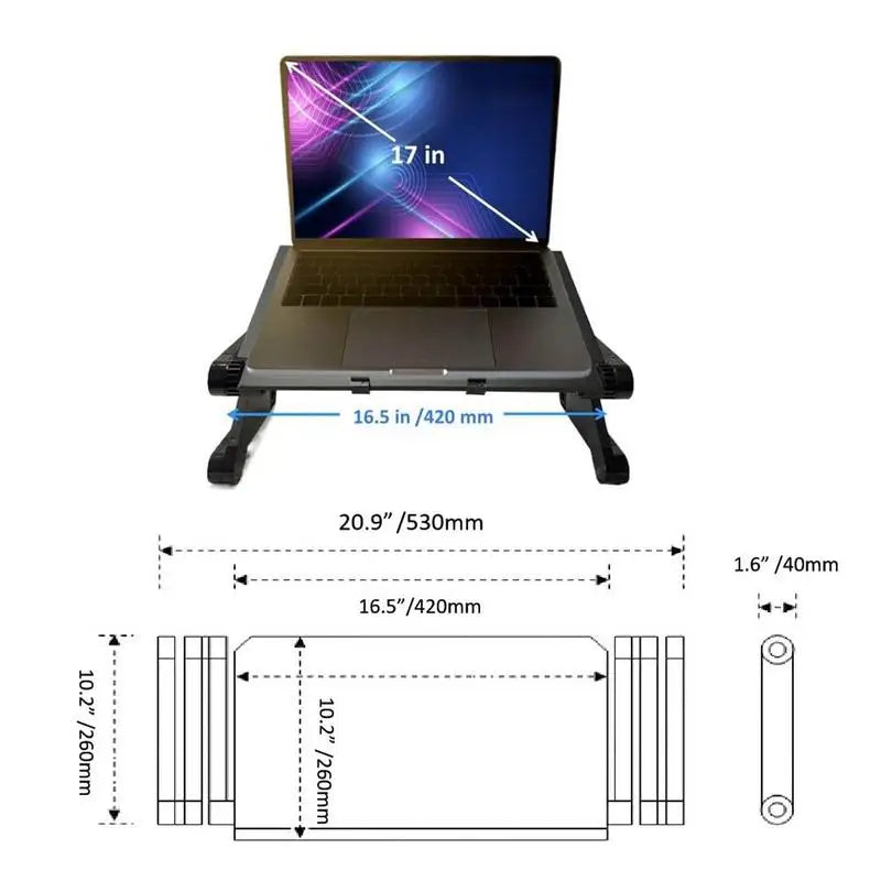 Mesa Portable de Metal para Laptop