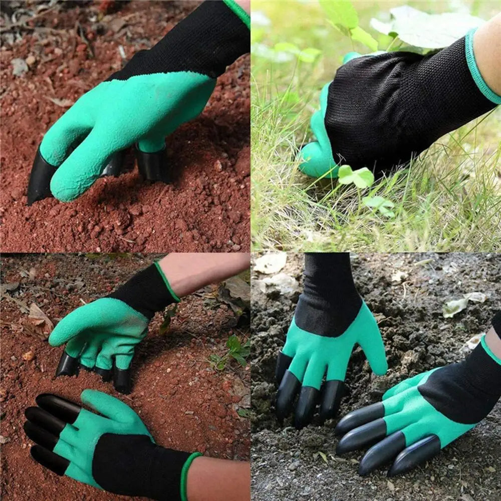 🌺GUANTES EXCAVADOR PARA JARDINEAR ( CON GARRAS).